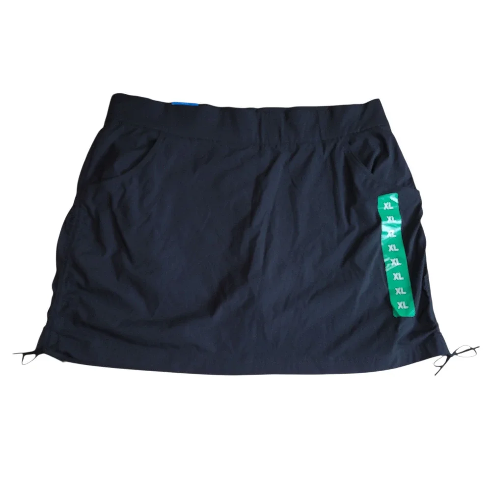 Columbia Active Wear Pull-On Omni Shade Black Skort Size XL